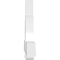 Ekena Millwork Ericson Architectural Grade PVC Gable Bracket, 108"W x 27"H x 4"D x 6"F, 6/12 Pitch GBP108X27X0406ERI00 - alternate 4